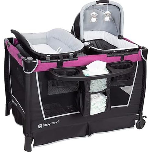 Baby Trend Retreat Nursery Center® Playard, Mulberry