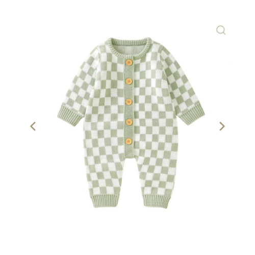 Checkerboard Sweater Onesie – The Ollie Bee