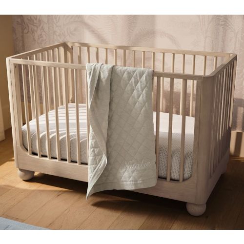 European Linen Baby Quilt | Pottery Barn Kids