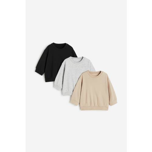 3-PACK COTTON SWEATSHIRTS