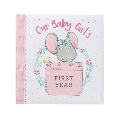Memory Book Our Baby Girl's First Year - (Hardcover)