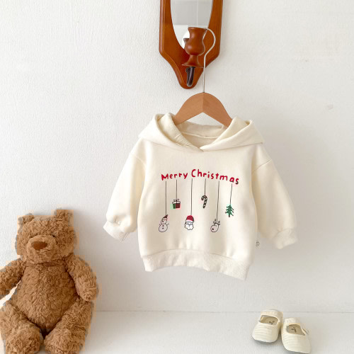 MERRY CHRISTMAS Baby Snowman Elk Santa Claus Hoodie