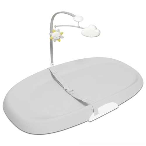 Skip Hop Nursery Style Wipe-Clean Changing Pad - 18 in - Grey