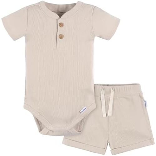 Gerber Baby Bodysuit and Short Set