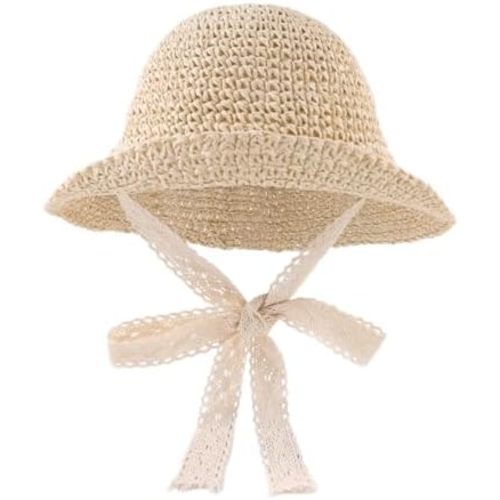 Toddler Straw Hat Cute Baby Girl Sun Hats Outdoor Summer Beach Hat for Girls