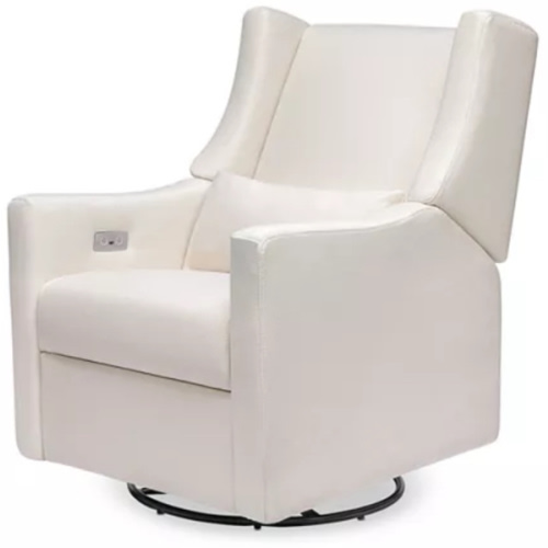 babyletto Kiwi Electronic Recliner and Swivel Glider - Cream