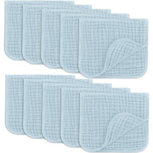 Muslin Burp Cloths - Pack of 10
