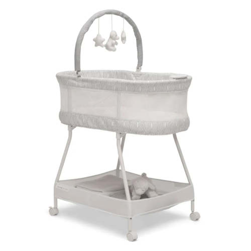 Curve Bassinet - White and Gray
