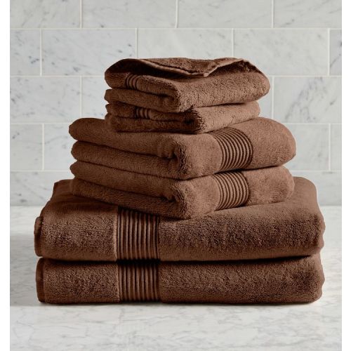 Aerocotton Plush Organic Towel - Set of 6 - Espresso