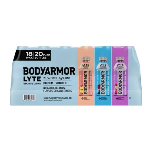 BODYARMOR Lyte Sports Drink, Variety Pack, 20 fl oz, 18-count | Costco