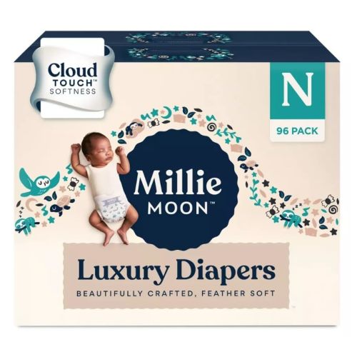 Millie Moon Luxury Diapers - Size Newborn- 96ct