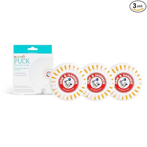 Munchkin® Arm & Hammer Puck Baking Soda Cartridge, Lavender Scent, 3 Count