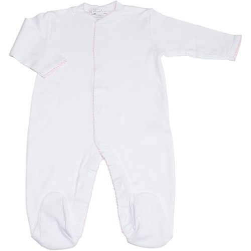 Kissy Kissy - Basic Footie - White Pink