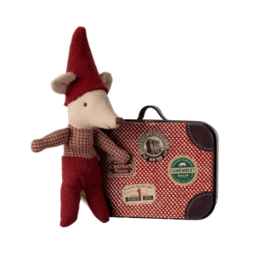 Christmas mouse, Baby in suitcase - Maileg USA
