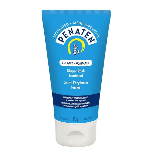 Penaten medicated creamy diaper rash treatment, Penaten Medicated Diaper Rash Cream for Baby, Zinc Oxide Cream, oothe, Heal & Treat, 113g