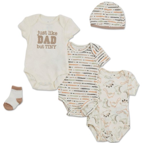 Baby Boys 5 Pc Creeper Set ||PB107913189960||