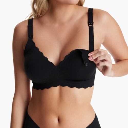 Momcozy Seamless Floral Nursing Bras | Natural Shaping & Comfort
