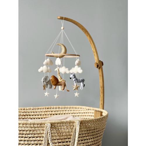 Safari baby mobile boy - Tropical baby mobile girl- Jungle crib baby mobile with lion,elephant ,giraffe,zebra - Neutral gender baby gift
