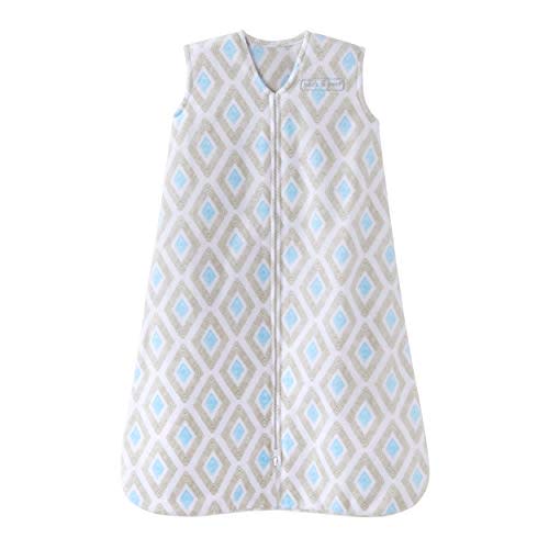 HALO Sleepsack Micro-Fleece Wearable Blanket, TOG 1.0, Turquoise Diamonds, Small