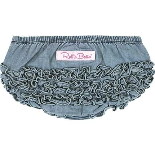 RuffleButts® Baby/Toddler Girls Ruffled Woven Bloomer