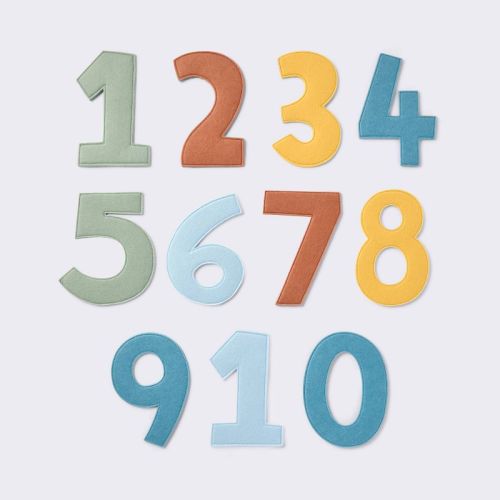 Milestone Felt Numbers - Multi Color - Cloud Island™