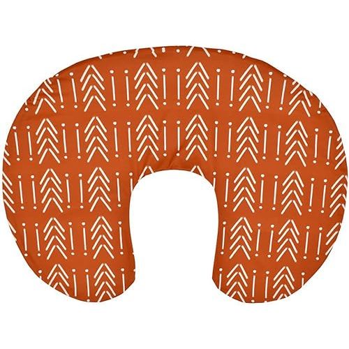 Nursing Pillow Cover, Breastfeeding Pillow Cover, Rust Nursing Pillow Cover, Breastfeeding Pillow Slipcover, Rust Nursery Decor, Soft Fits Snug On Infant