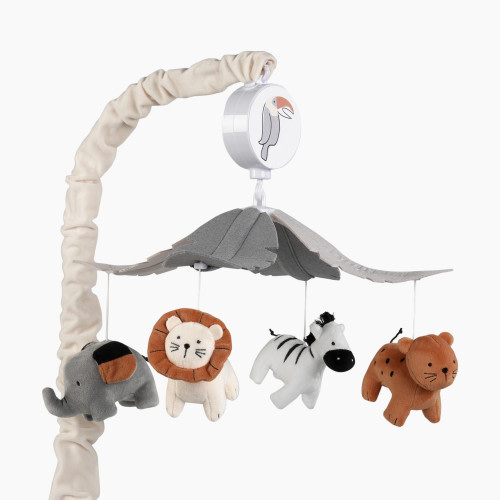 Lambs & Ivy Musical Baby Crib Mobile - Patchwork Jungle