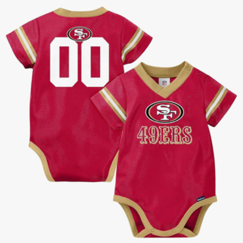 Gerber 49ers Unisex Baby Nfl Team Jersey Onesie Bodysuit