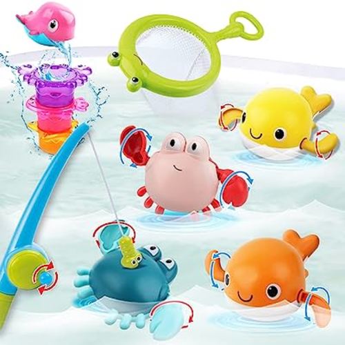 Bath Toys for Kids Ages 1-3 - Christmas Stocking Stuffers for Kids Boys  Girls - Mold Free Bath Toys Toddlers 2-4 - Baby Pool Bathtub Toys - Bath  Toy