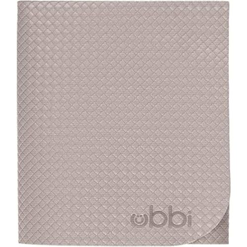 Ubbi On-The-Go Diaper Changing Baby Mat, Soft and Comfortable Diaper Bag Accessory Must Have for Newborns, Easy to Clean, Portable Folding Pad, Baby Traveling Accessories, Taupe