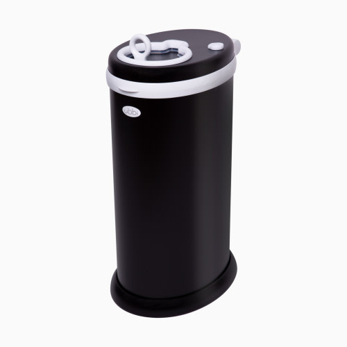 Steel Diaper Pail - Matte Black