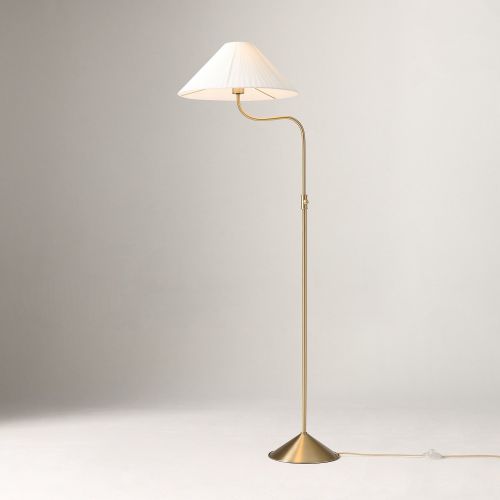 Simone Floor Lamp (60") PLEATED