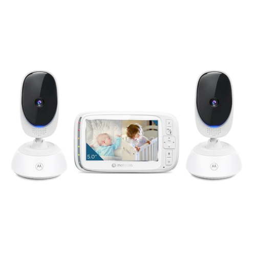 Motorola VM75 Video Baby Monitor with Intercom Audio, 2 Remote Pan, Tilt Cameras