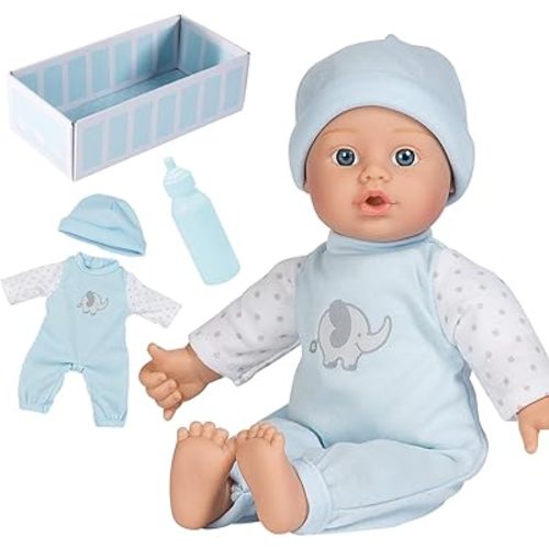 Adora Sweet Baby - 11” Soft & Cuddly Baby Doll, Realistic Features, Gentle Scent, Machine Washable, Lightweight & Easy to Hold | Adorable Playmate (Peanut)