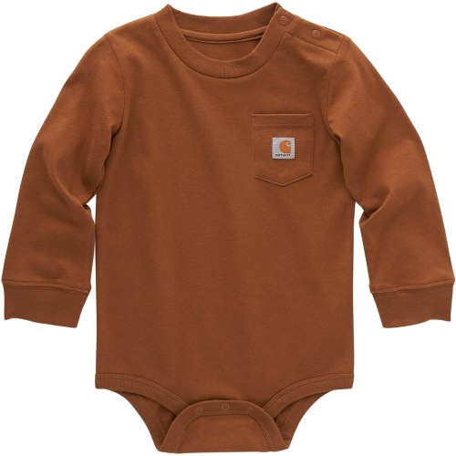 Carhartt Long-Sleeve Pocket Bodysuit for Babies