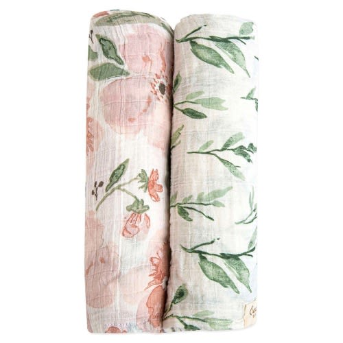 Cove 2-Pack Assorted Cotton Swaddle Blankets
CRANE BABY, Multi