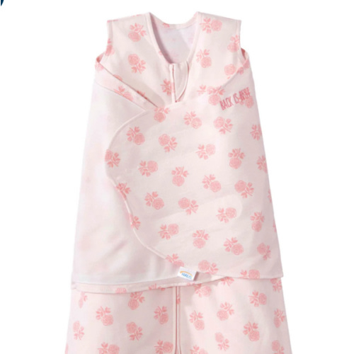 Rose Toss Blush Cotton Swaddle - Newborn | HALO