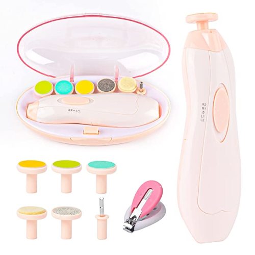 Lupantte Electric Infant Nail Trimmer Kit - Pink