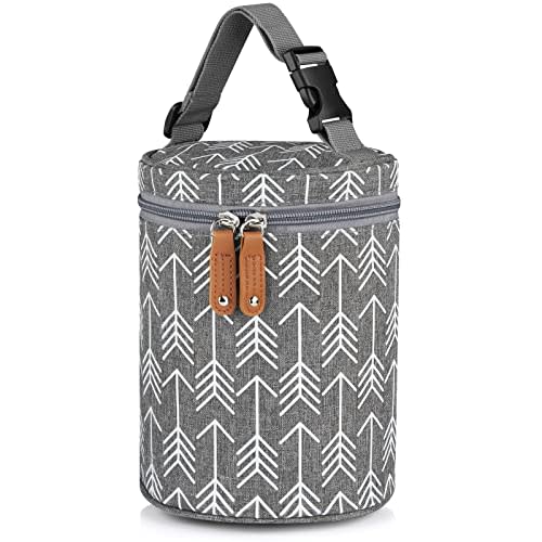 Accmor Breastmilk Cooler Bag, Insulated Baby Bottle Cooler Tote Bags for Nursing Mom Daycare