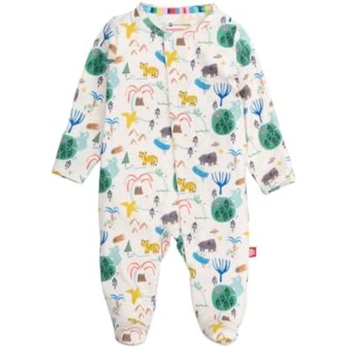 Magnetic Me Boys Modal Magnetic Baby Footie Pajamas | Silky Soft Modal Fabric | Baby Sleepers Available in Sizes PRE - 24M