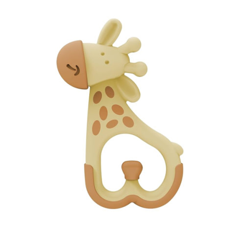 Dr. Brown's Ridgees Giraffe, Massaging Baby Teether, Designed by a Pediatric Dentist, BPA Free, 3m+