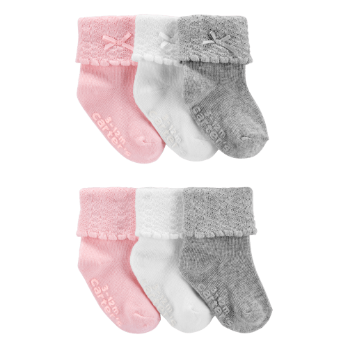 Baby 6-Pack Crew Booties - Carter's | Carter's