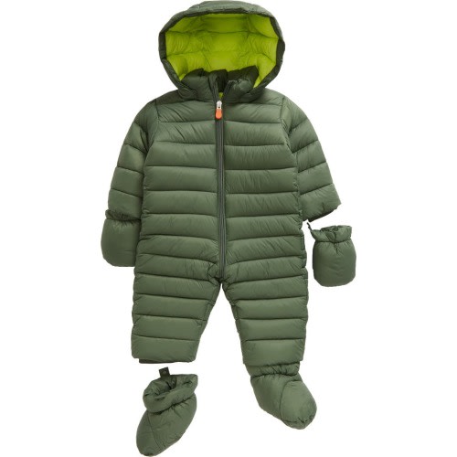 Baby Storm Bunting, 3-6M, Thyme Green