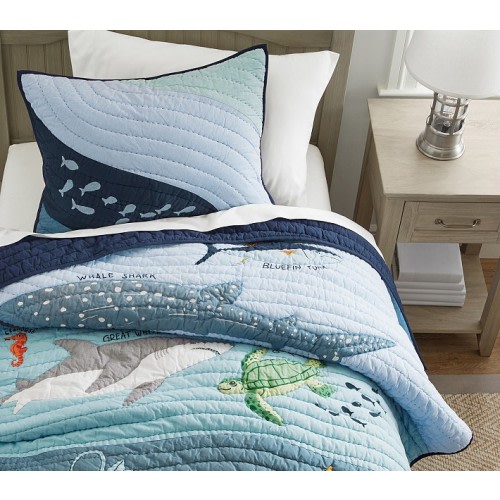 Save Our Seas Quilt & Shams | Pottery Barn Kids