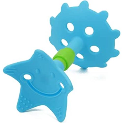 Innobaby Original Teethin' Smart EZ Grip Star Teether and Sensory Toy for Babies and Toddlers. BPA Free Teether