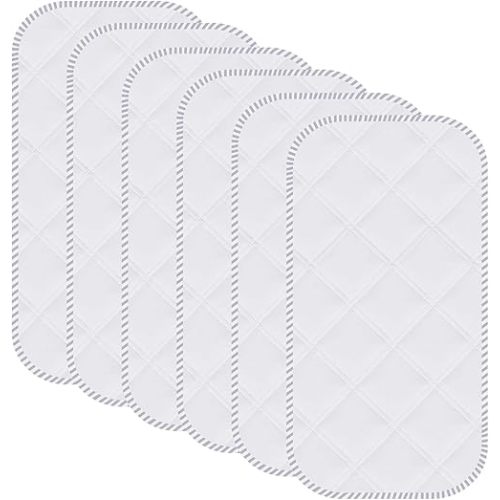 Sunny zzzZZ 6 Pack Baby Waterproof Changing Pad Liners - Quilted Thicker Ultra Soft Changing Table Cover Liners - Durable & Easy to Clean - White - 27" x 13"
