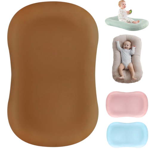 Baby Lounger, Baby Lounger Pillow For Infants Babies 0 12 Months Lounger For Baby Soft Cotton Breathable Infant Floor Seats & Loungers For Newborn Gifts
