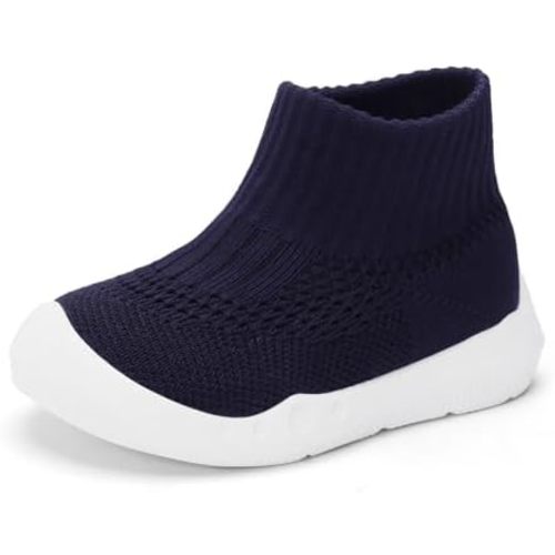 Engtoy Baby Shoes & Socks - Non-Slip Breathable Slippers with Soft Rubber Sole - Baby Boys & Girls Slip On Sneakers