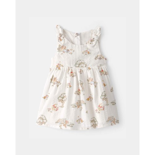Baby Girl Disney© Winnie the Pooh Sleeveless Dress with Bows - White - OshKosh B'gosh | Carter's