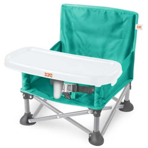 Bright Starts Pop 'N Sit Portable Booster, Teal, Infant to Toddler